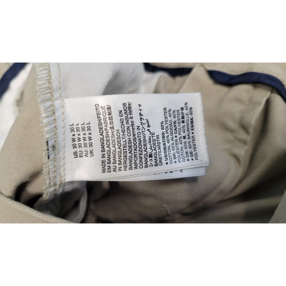 Amazon Essentials  Mens Size Slim 30 W 30L Khaki Pants - Picture 4 of 6